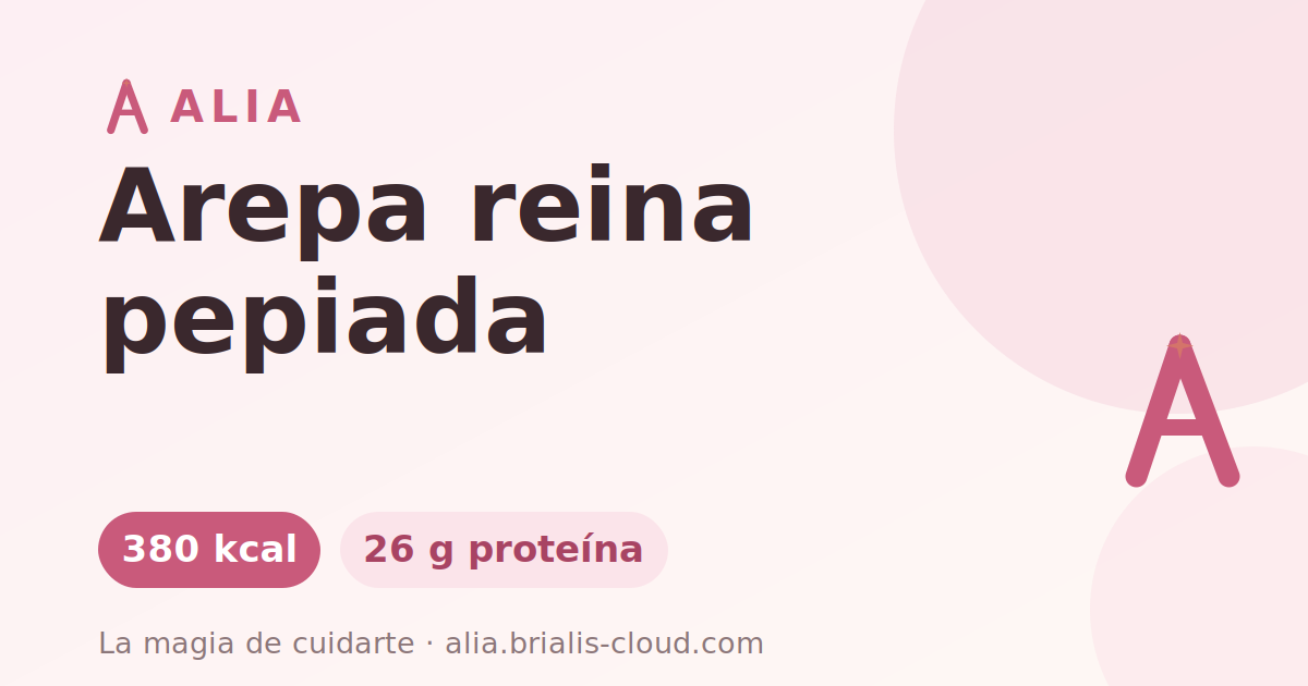 Arepa reina pepiada