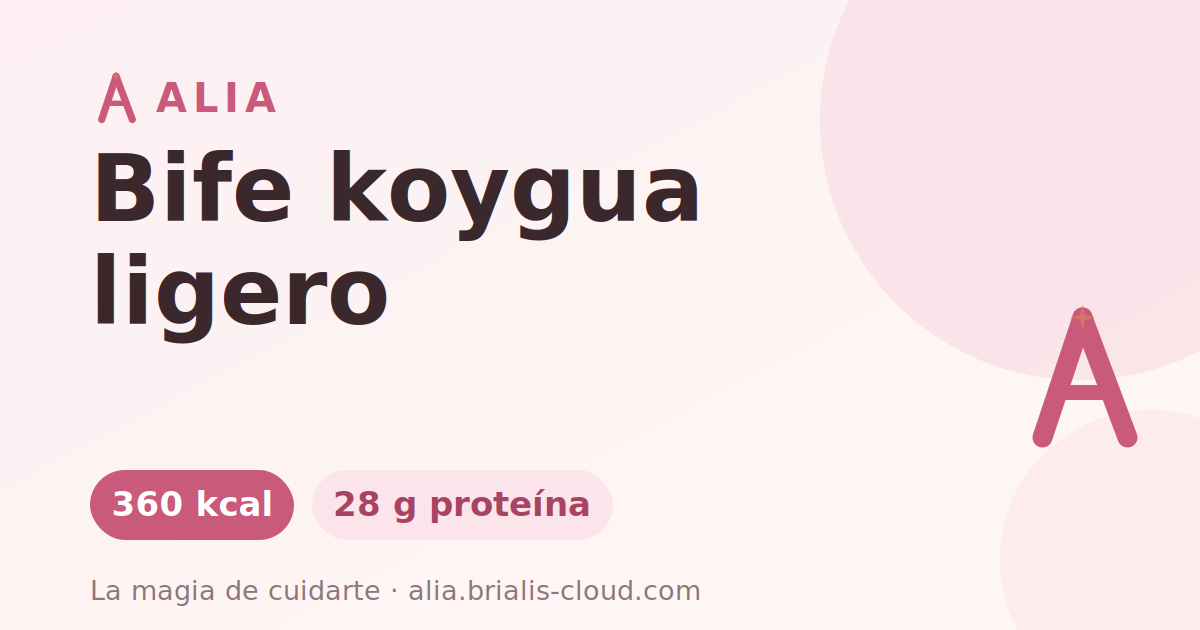 Bife koygua ligero