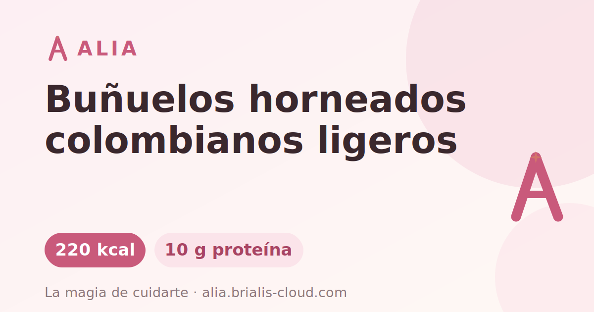 Buñuelos horneados colombianos ligeros