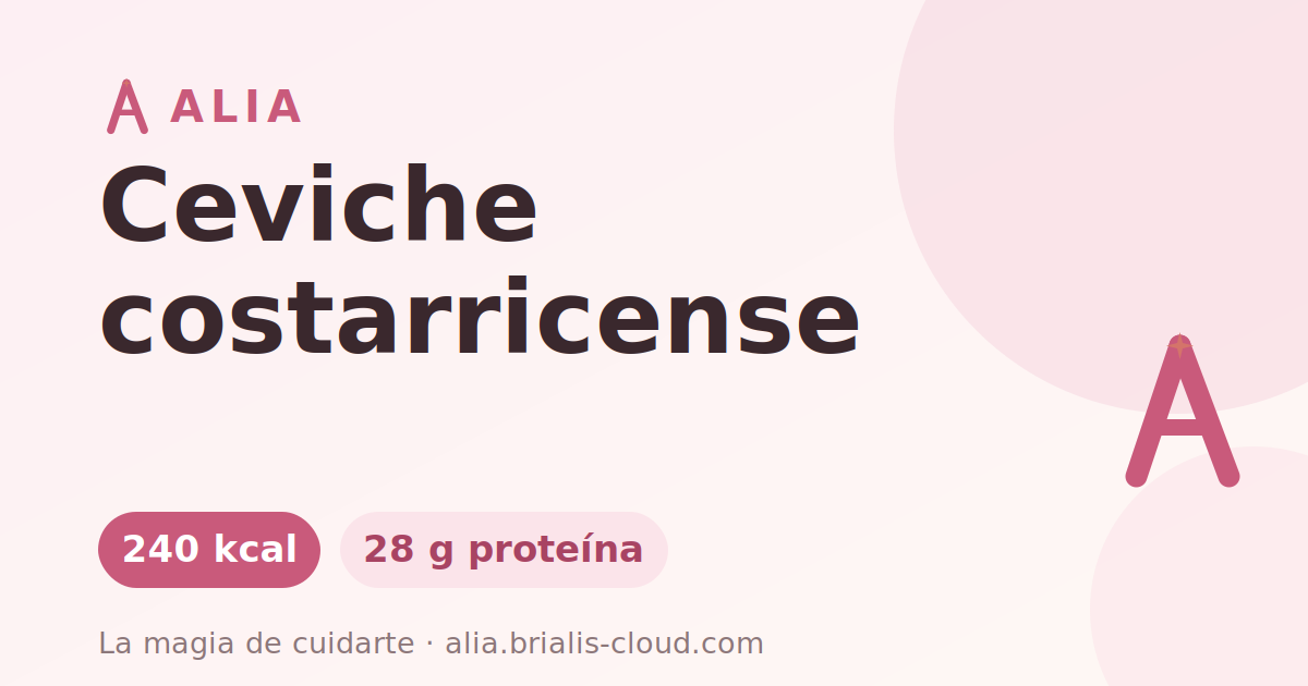 Ceviche costarricense