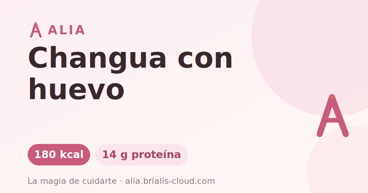 Changua con huevo