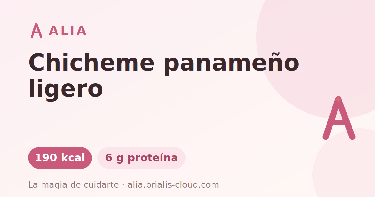 Chicheme panameño ligero