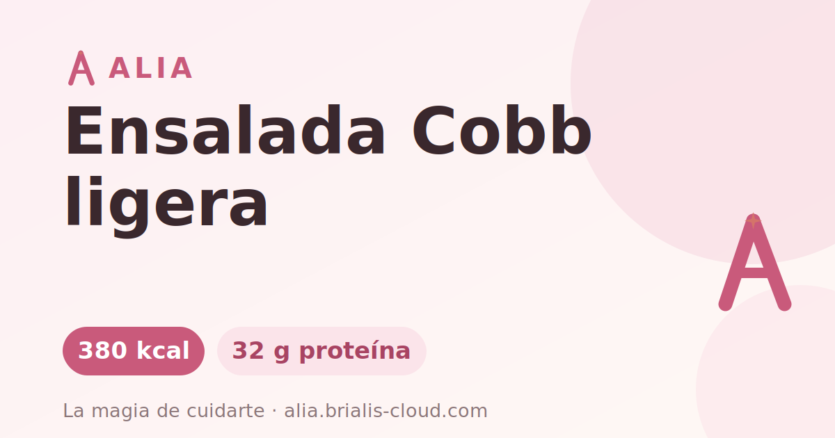 Ensalada Cobb ligera