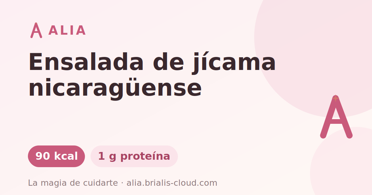 Ensalada de jícama nicaragüense