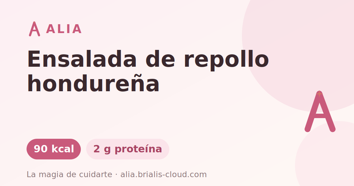 Ensalada de repollo hondureña