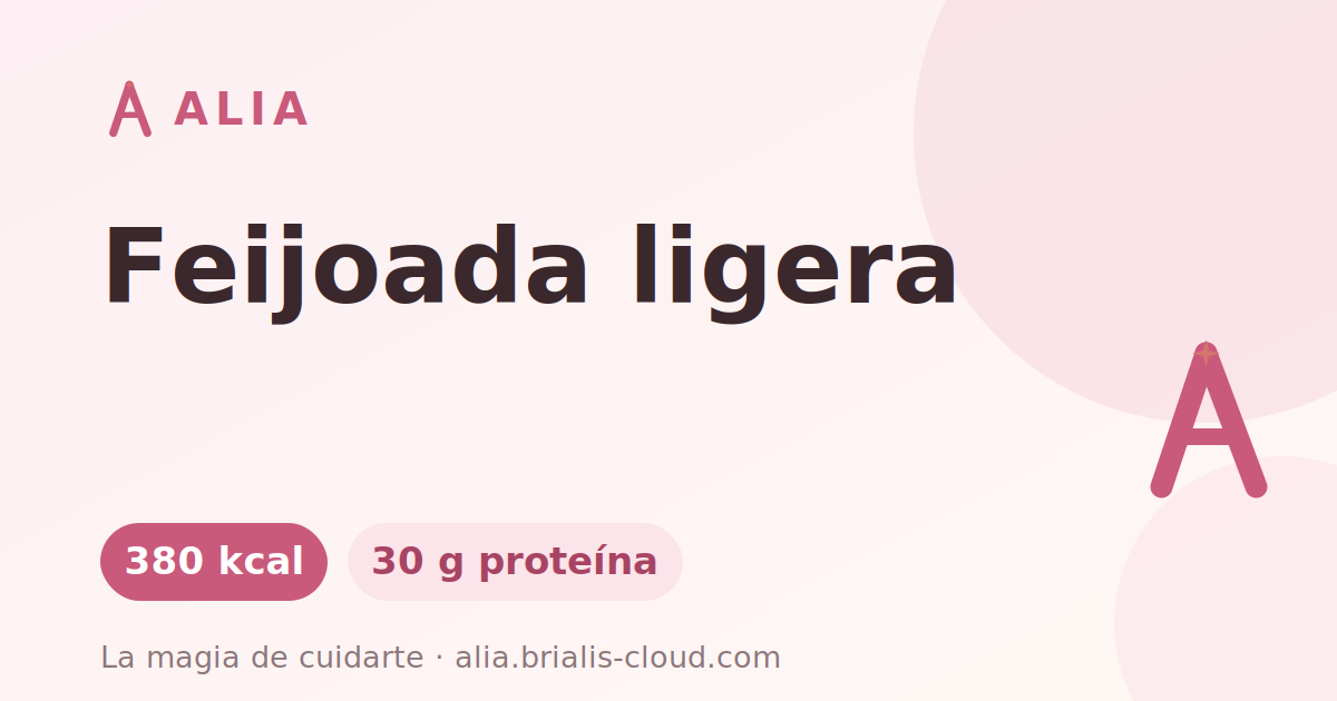 Feijoada ligera