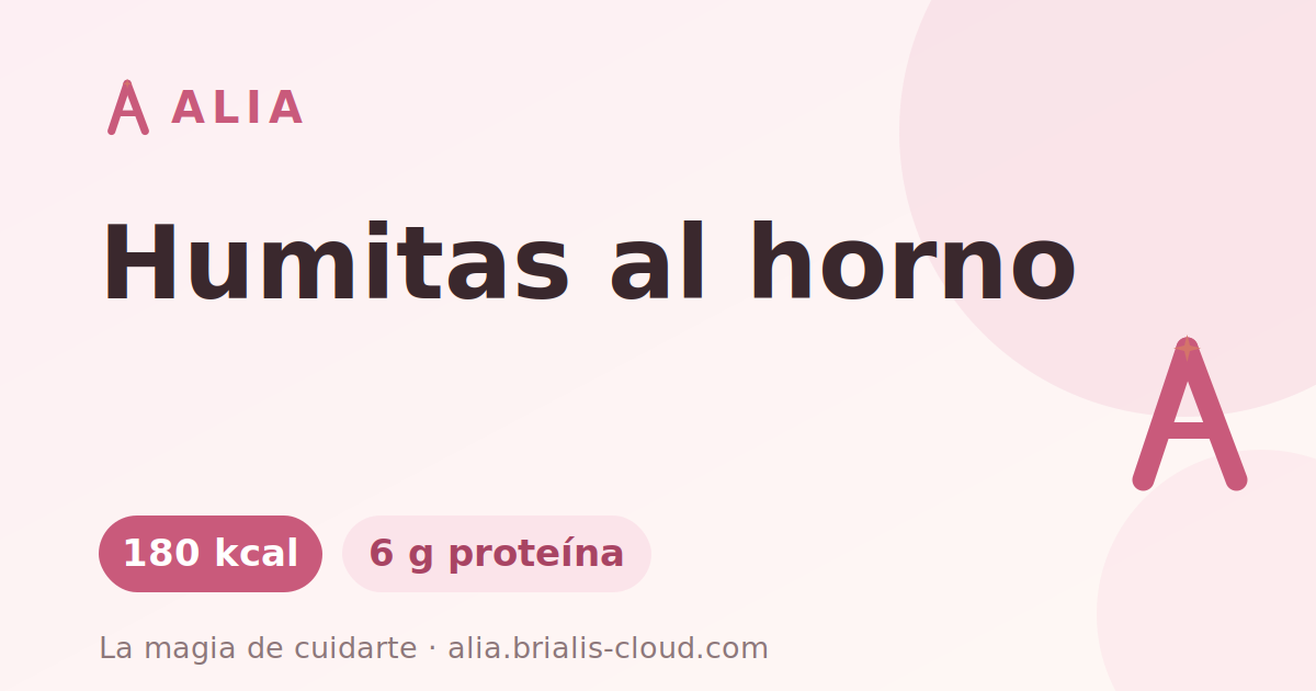 Humitas al horno