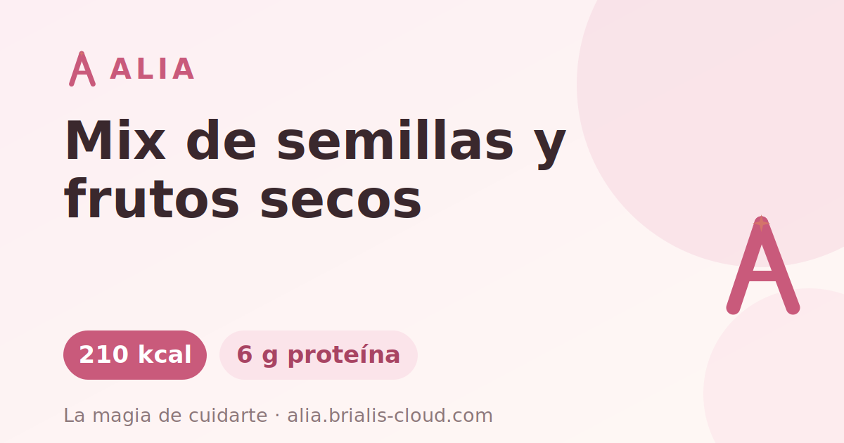 Mix de semillas y frutos secos
