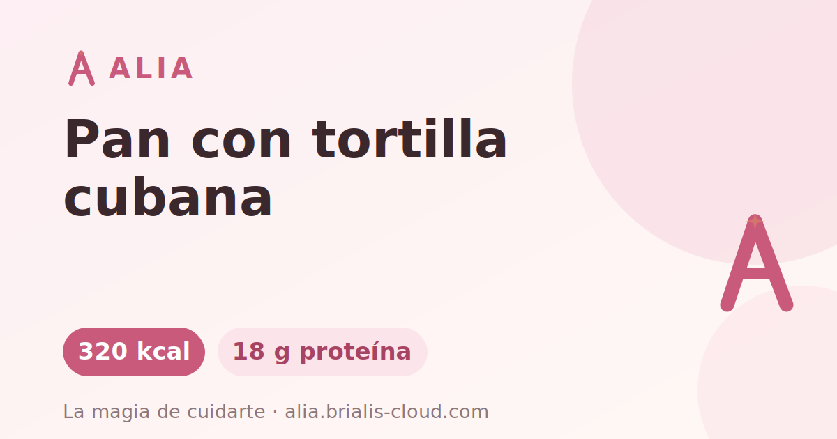 Pan con tortilla cubana