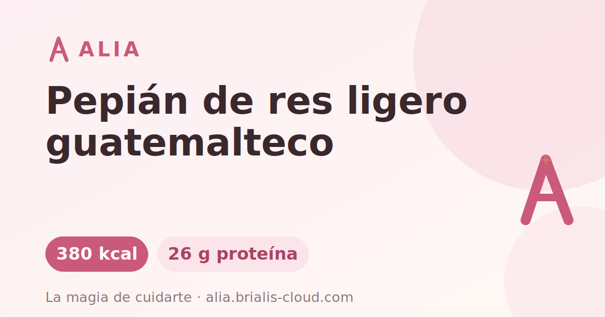 Pepián de res ligero guatemalteco