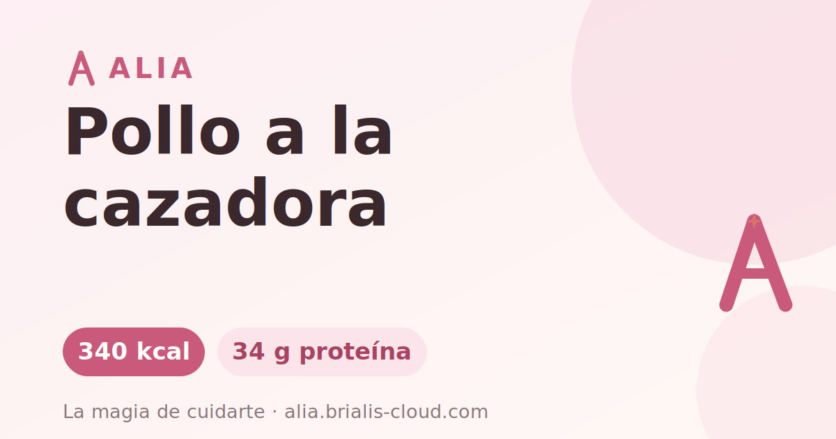 Pollo a la cazadora