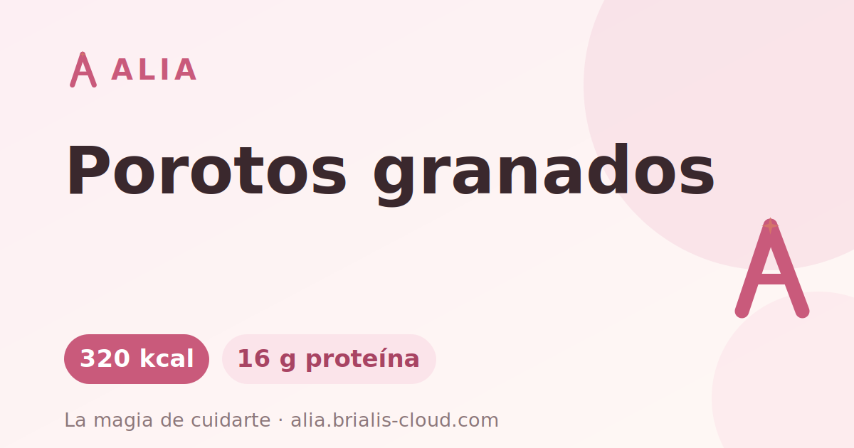 Porotos granados