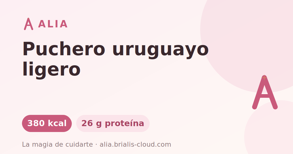 Puchero uruguayo ligero