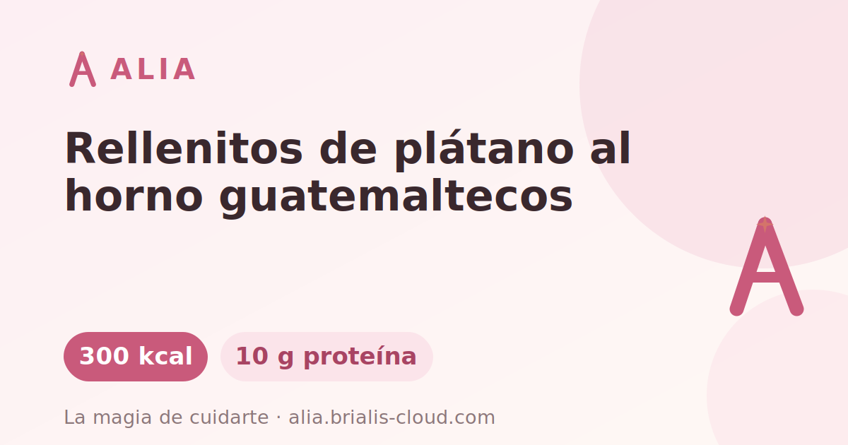 Rellenitos de plátano al horno guatemaltecos