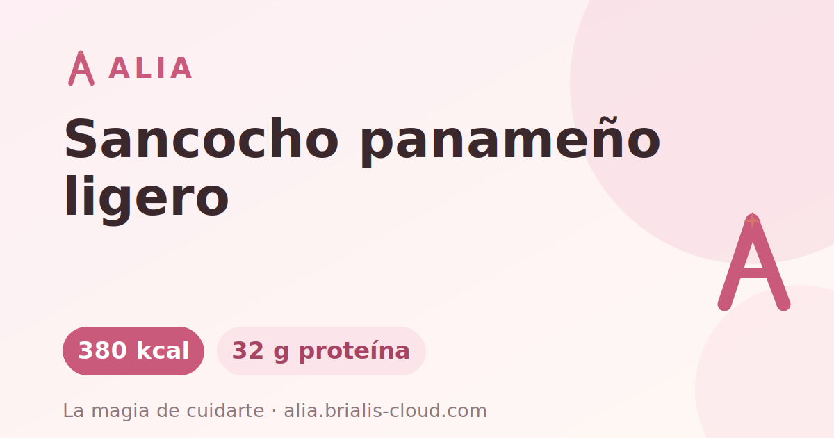 Sancocho panameño ligero