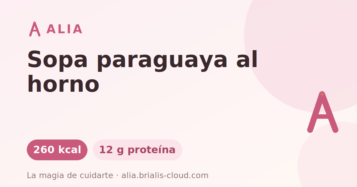 Sopa paraguaya al horno