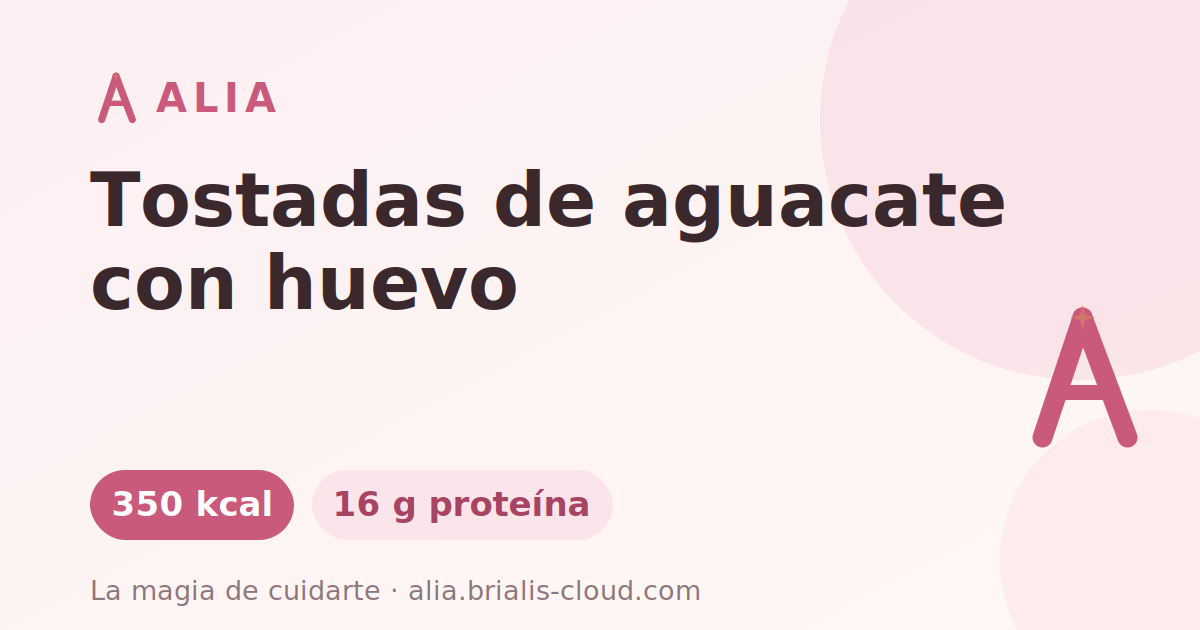 Tostadas de aguacate con huevo